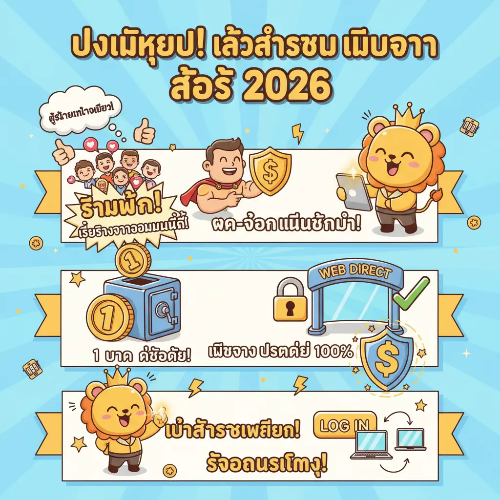 เว็บตรง สล็อต ฝากถอน ไม่มี ขั้นต่ำ 1 บาท ก็ ถอนได้ - การเข้าสู่ระบบ