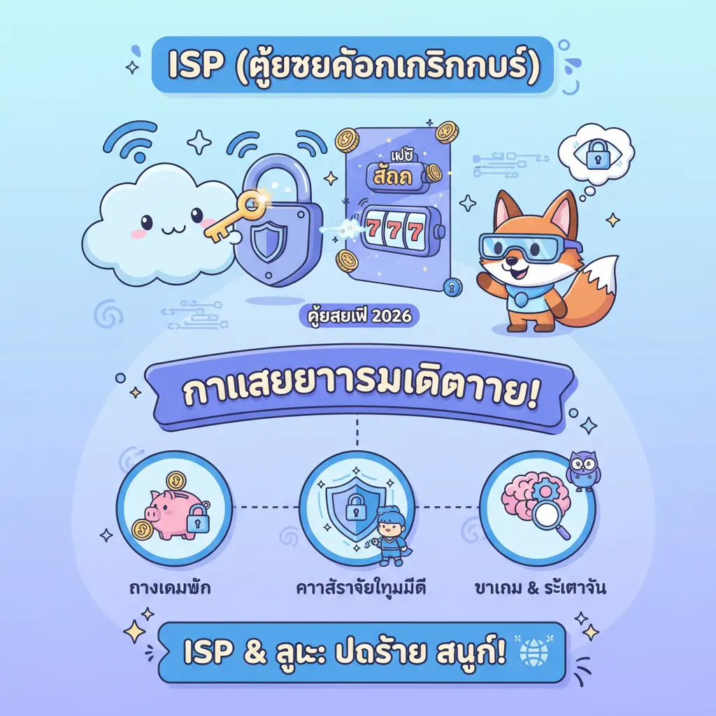 สอน วิธี เข้า เว็บ สล็อต - ISP ผู้ให้บริการอินเทอร์เน็ต