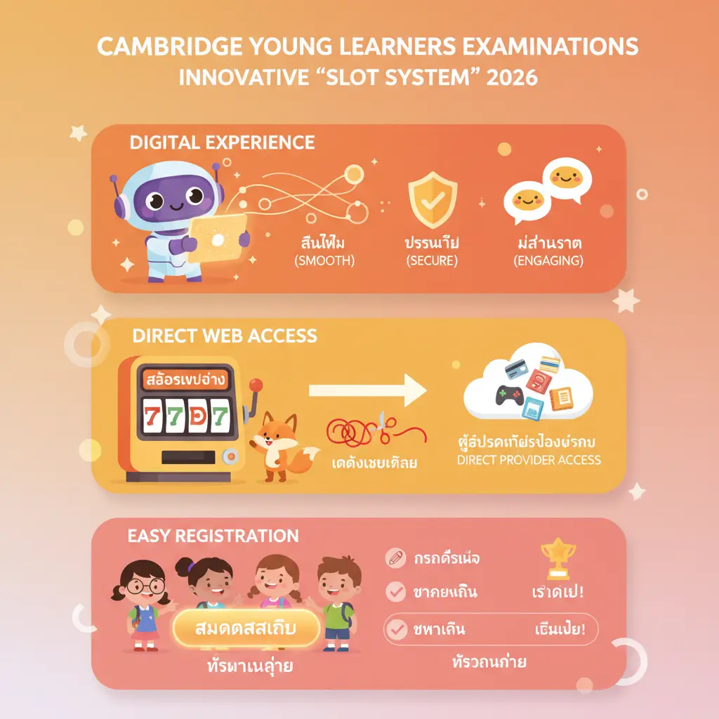 ระบบสลอต - Cambridge Young Learners Examinations