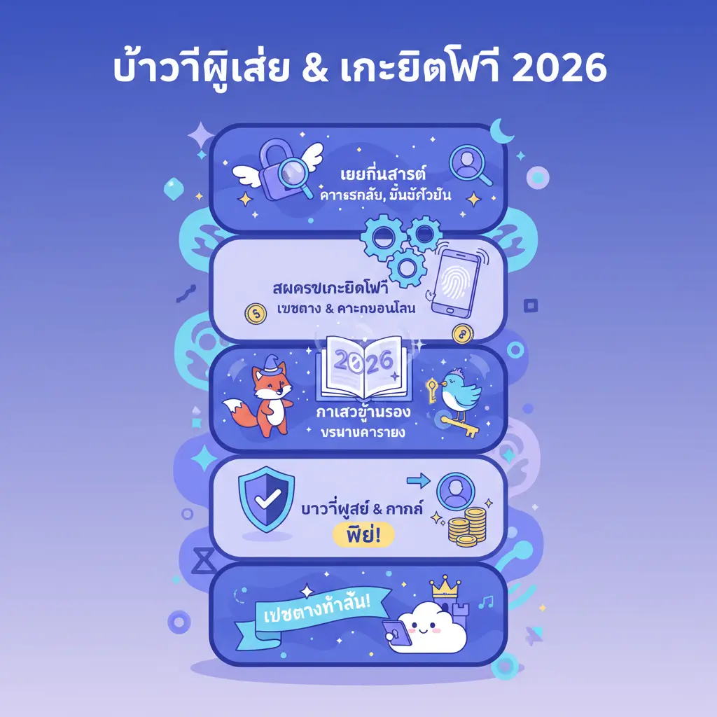 สมัครรับเครดิตฟรี - บัญชีผู้ใช้