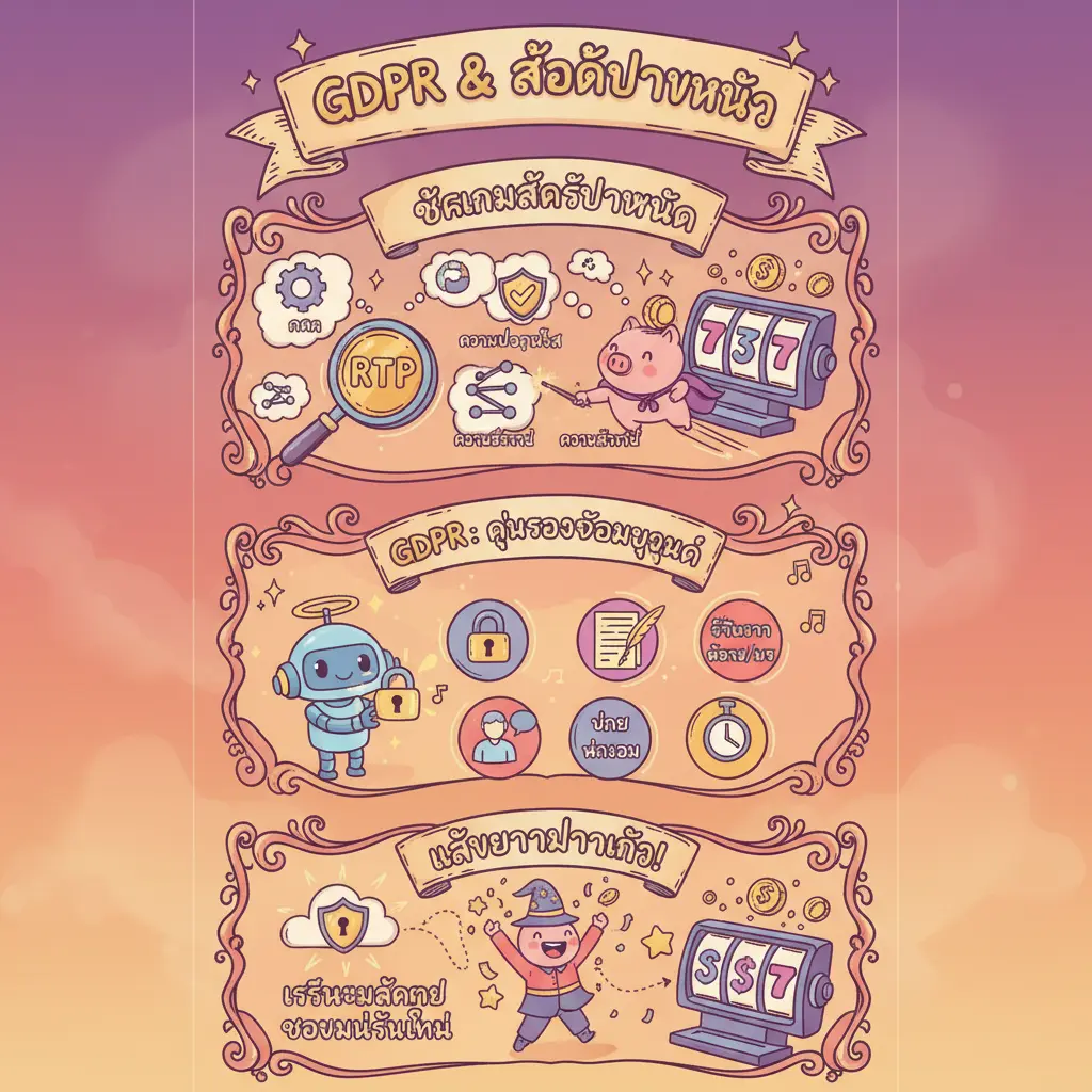 อัตราจ่ายสลอต - GDPR General Data Protection Regulation