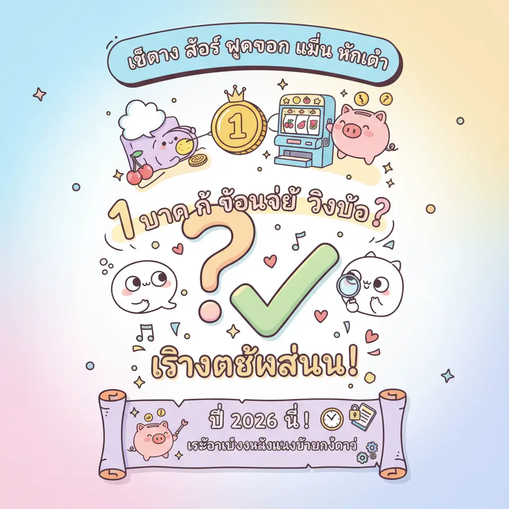 เว็บตรง สล็อต ฝากถอน ไม่มี ขั้นต่ำ 1 บาท ก็ ถอนได้ - เกมสล็อต