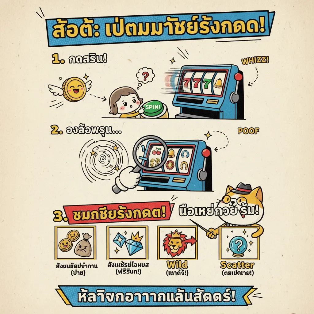 ขั้น ตอน การเล่นสล็อต - การพนัน